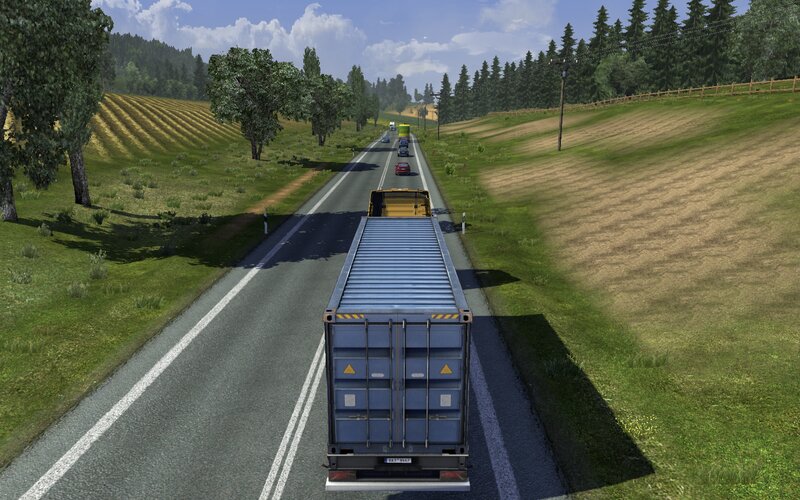 Truck on Rural Road