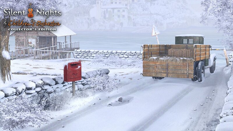 Truck on Snowy Road — White, Quiet