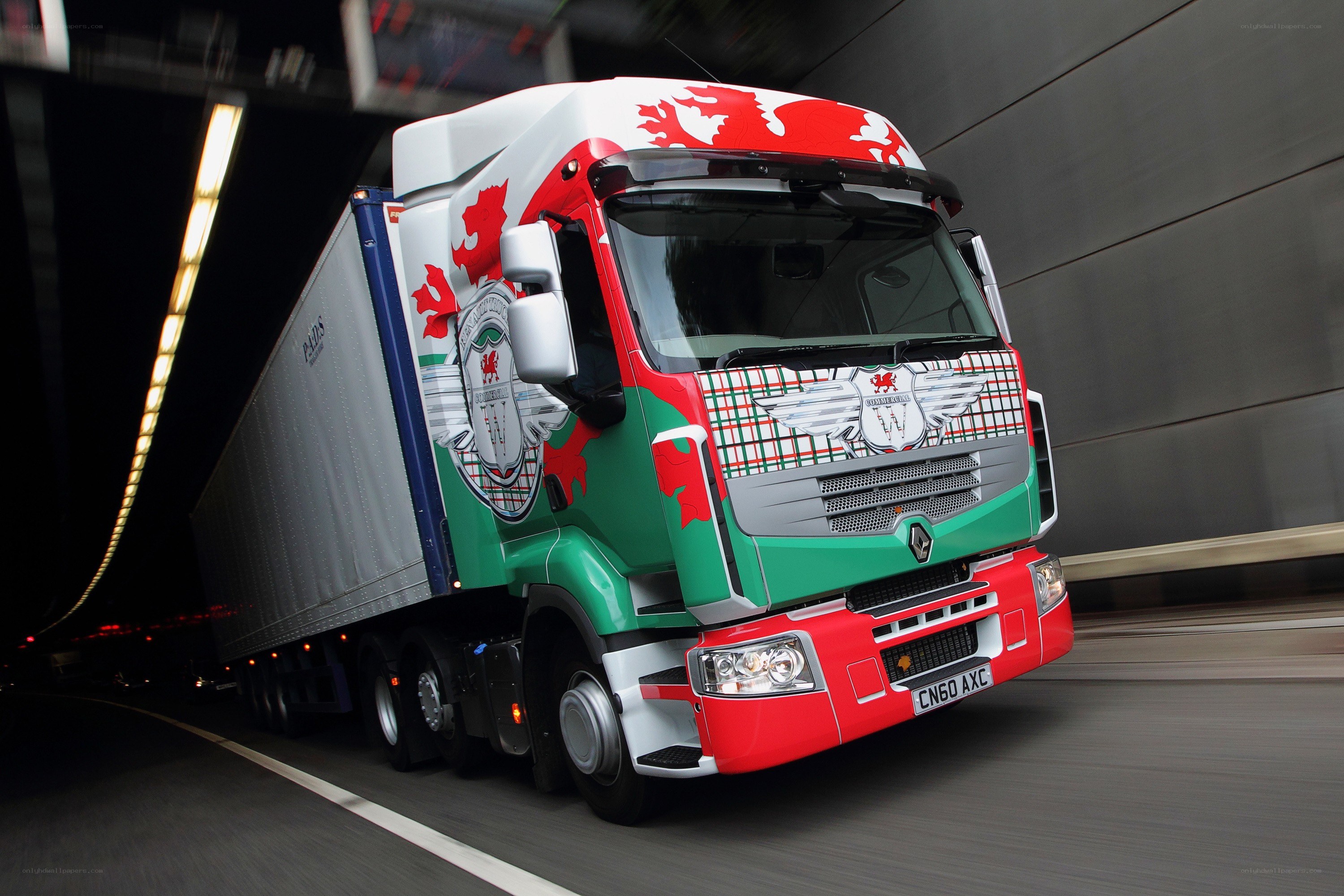 Truck with Welsh design