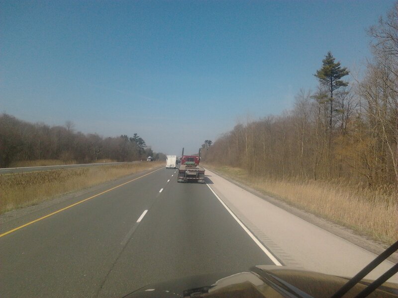 Trucks on Highway