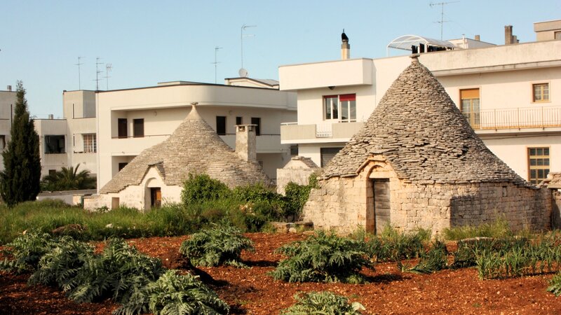 Trulli Houses in Garden