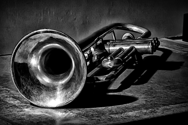 Trumpet on Table
