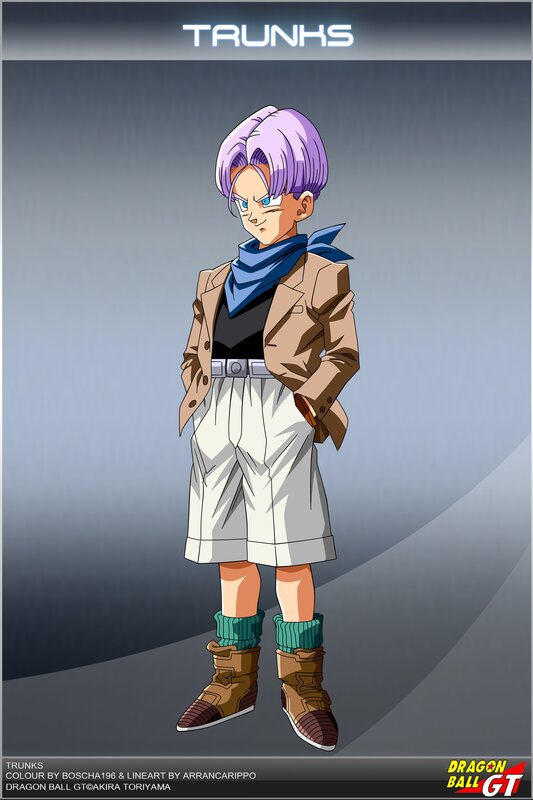 Trunks character design
