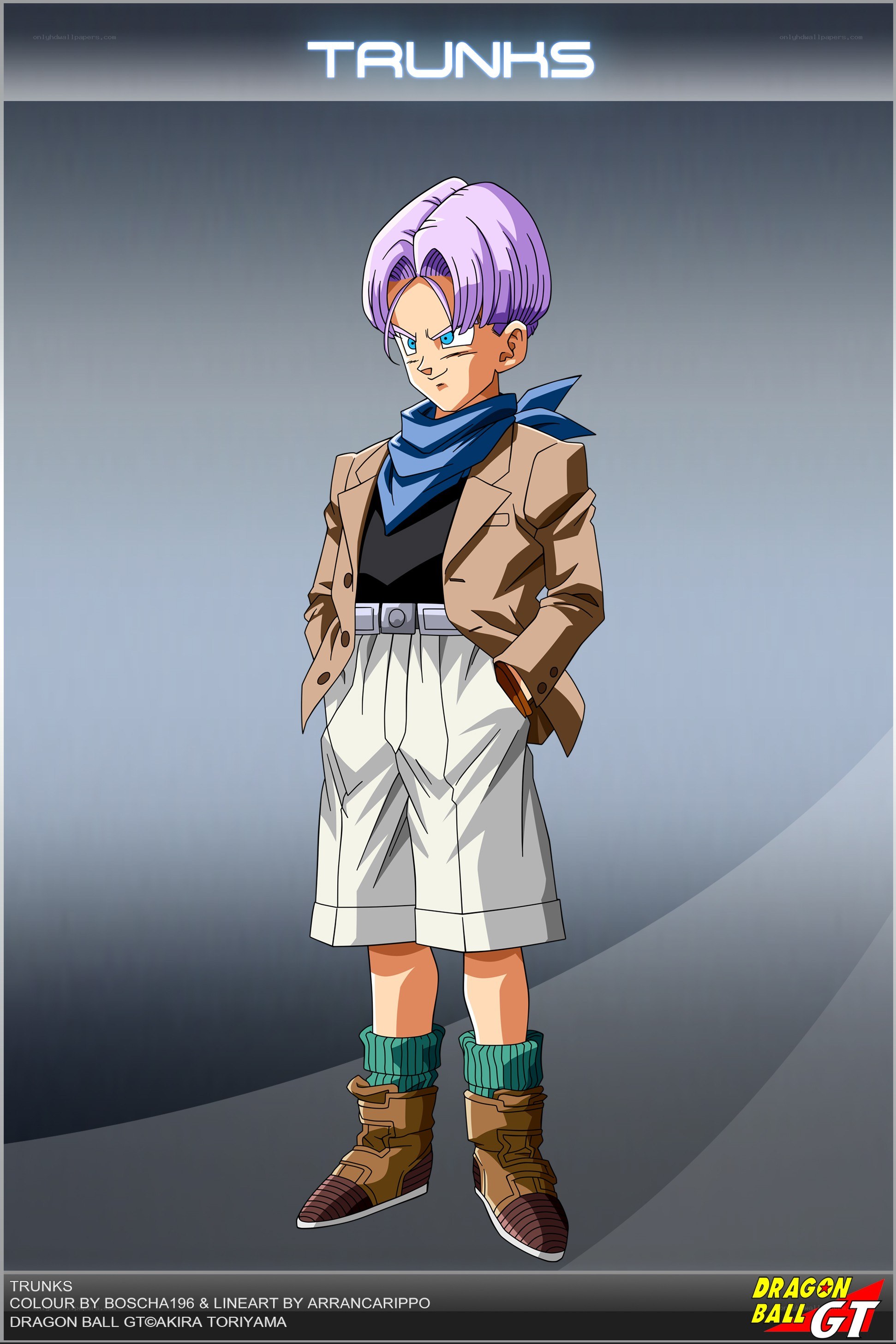 Trunks character design