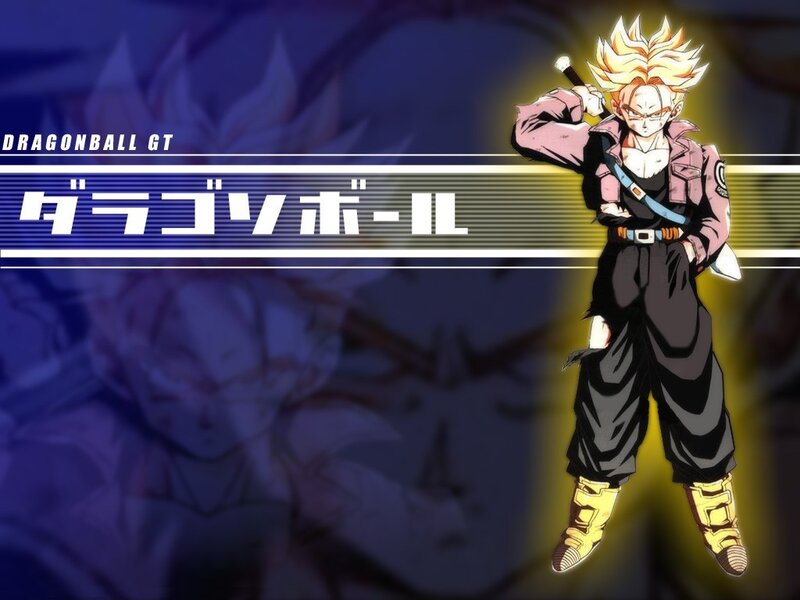Trunks in Super Saiyan Form — Purple, Dramatic, Anime, Character