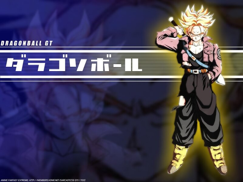 Trunks in Super Saiyan Form — Purple