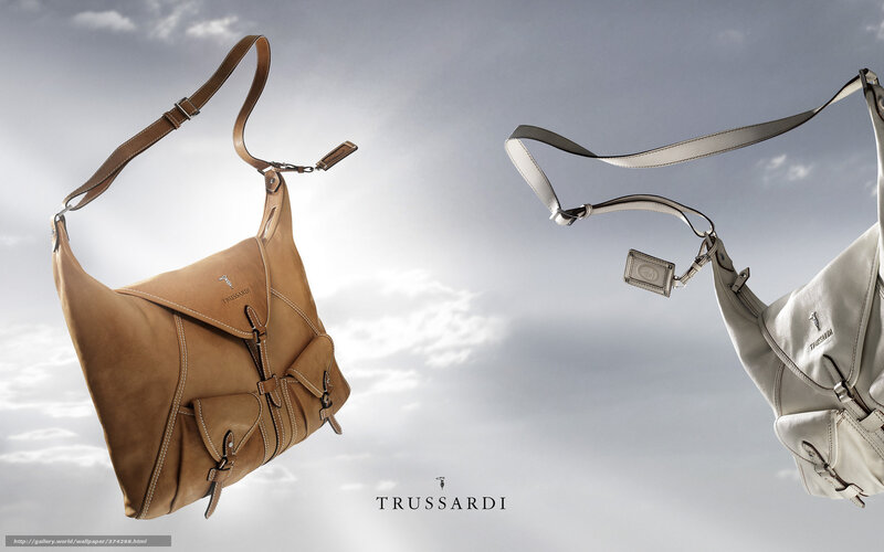 Trussardi handbags in sky