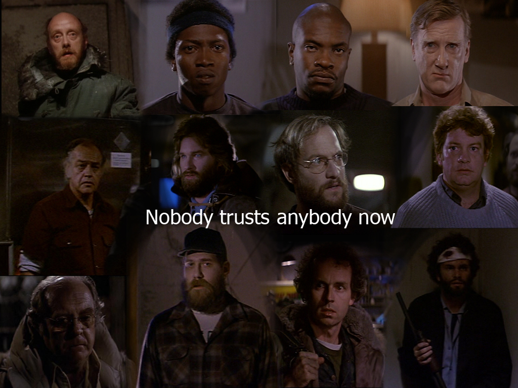 Trust issues collage