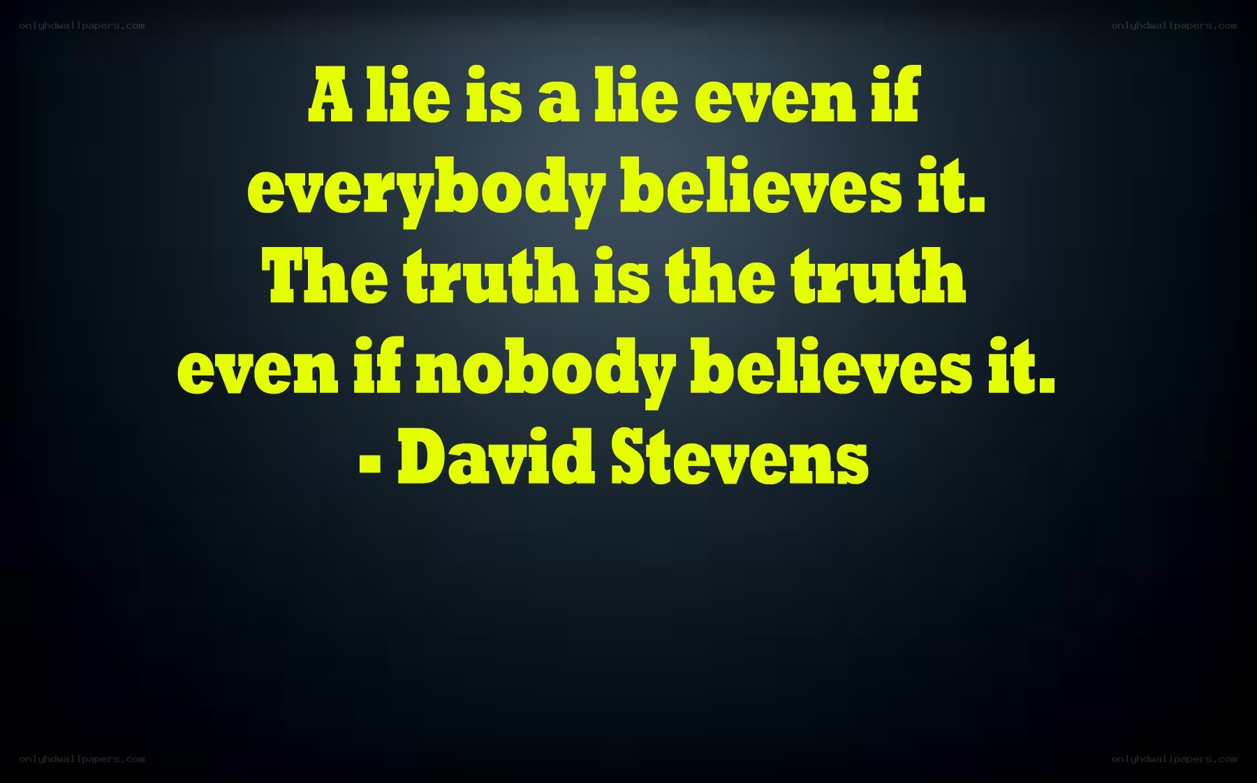 truth and lies quote