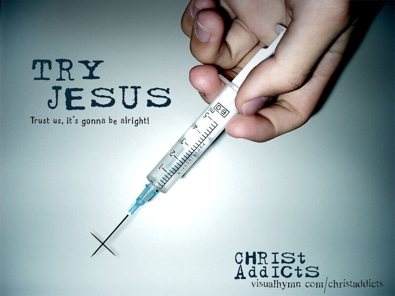 Try Jesus syringe image