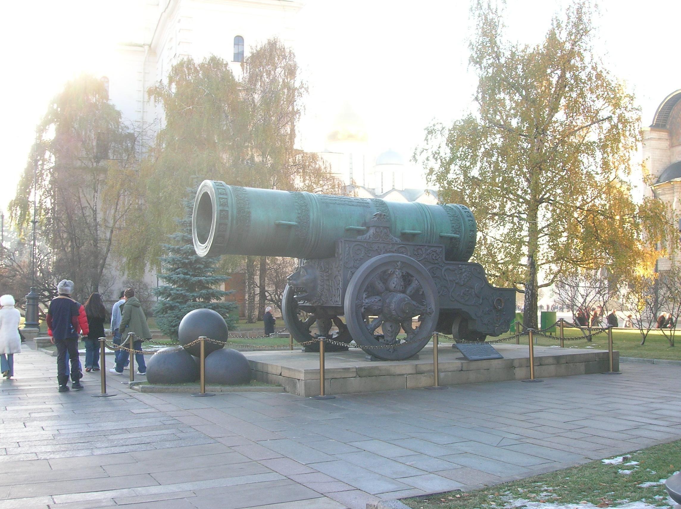 Tsar Cannon in Moscow