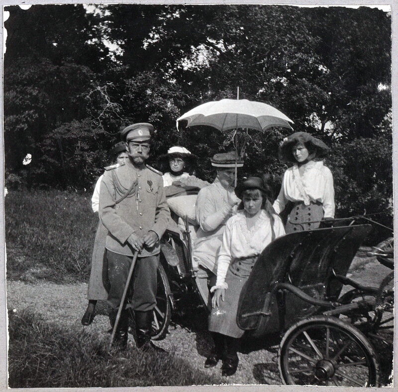 Tsar Nicholas II with family