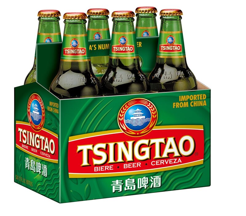 Tsingtao beer six-pack
