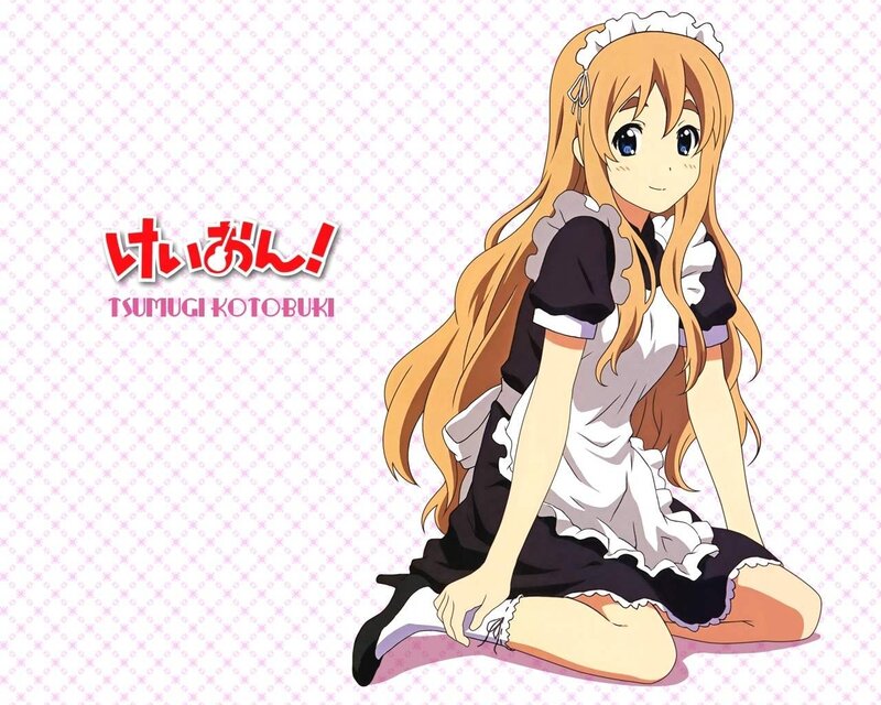 Tsumugi Kotobuki in maid outfit