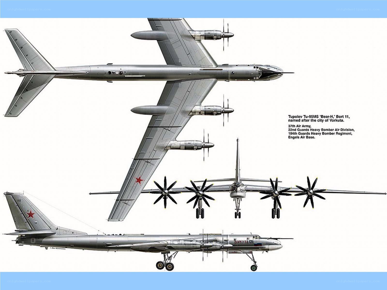 Tu-95MS Bear-H bomber