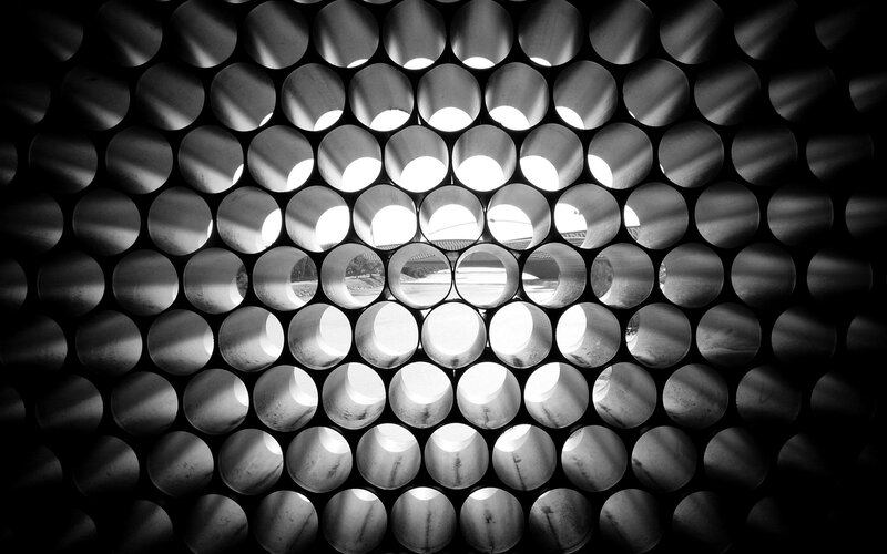 tubes forming a pattern