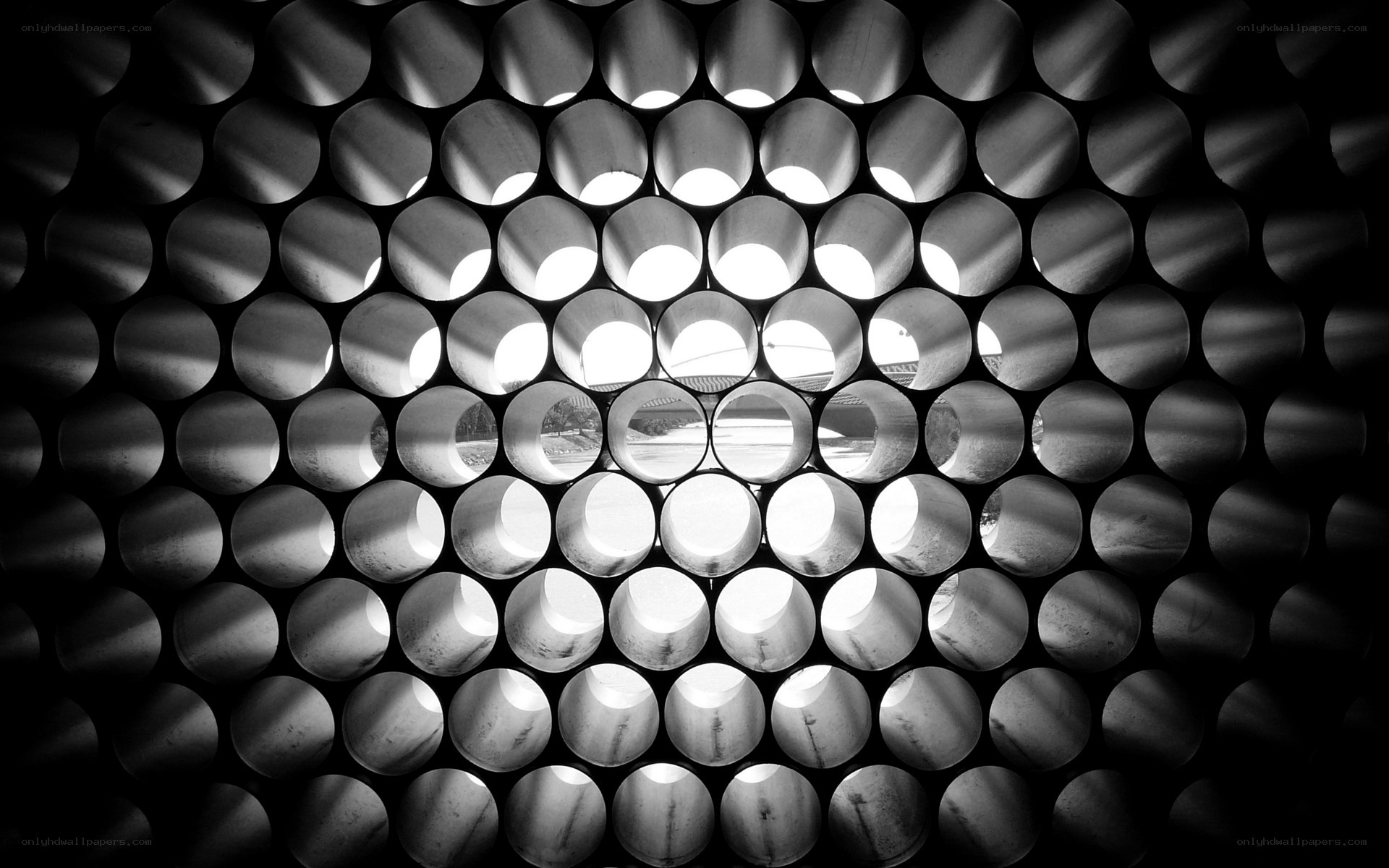 tubes forming a pattern