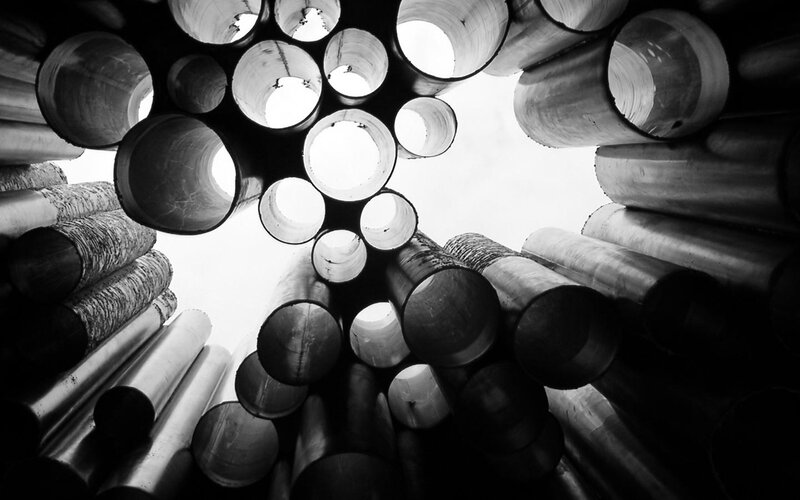 tubes from below