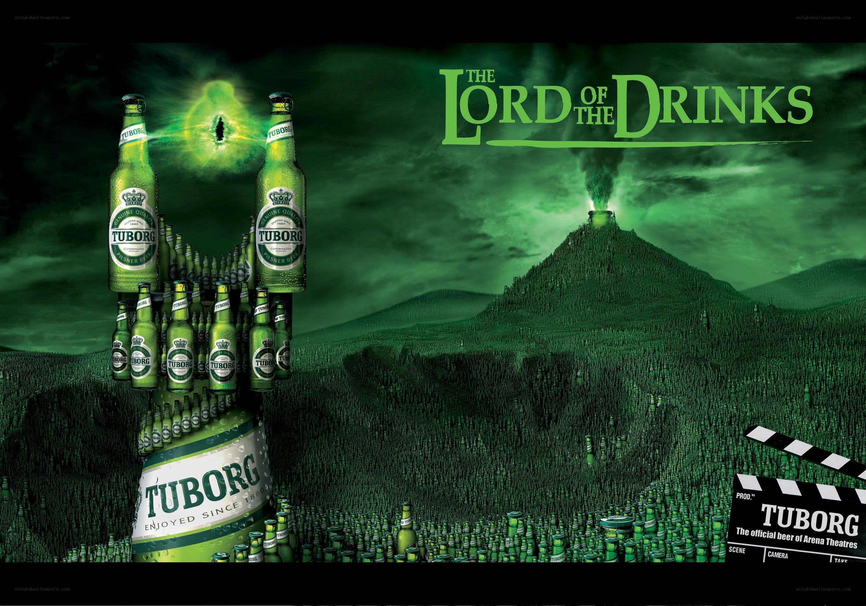Tuborg beer advertisement