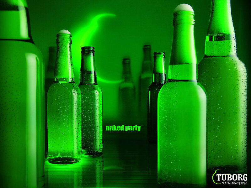 tuborg beer bottles