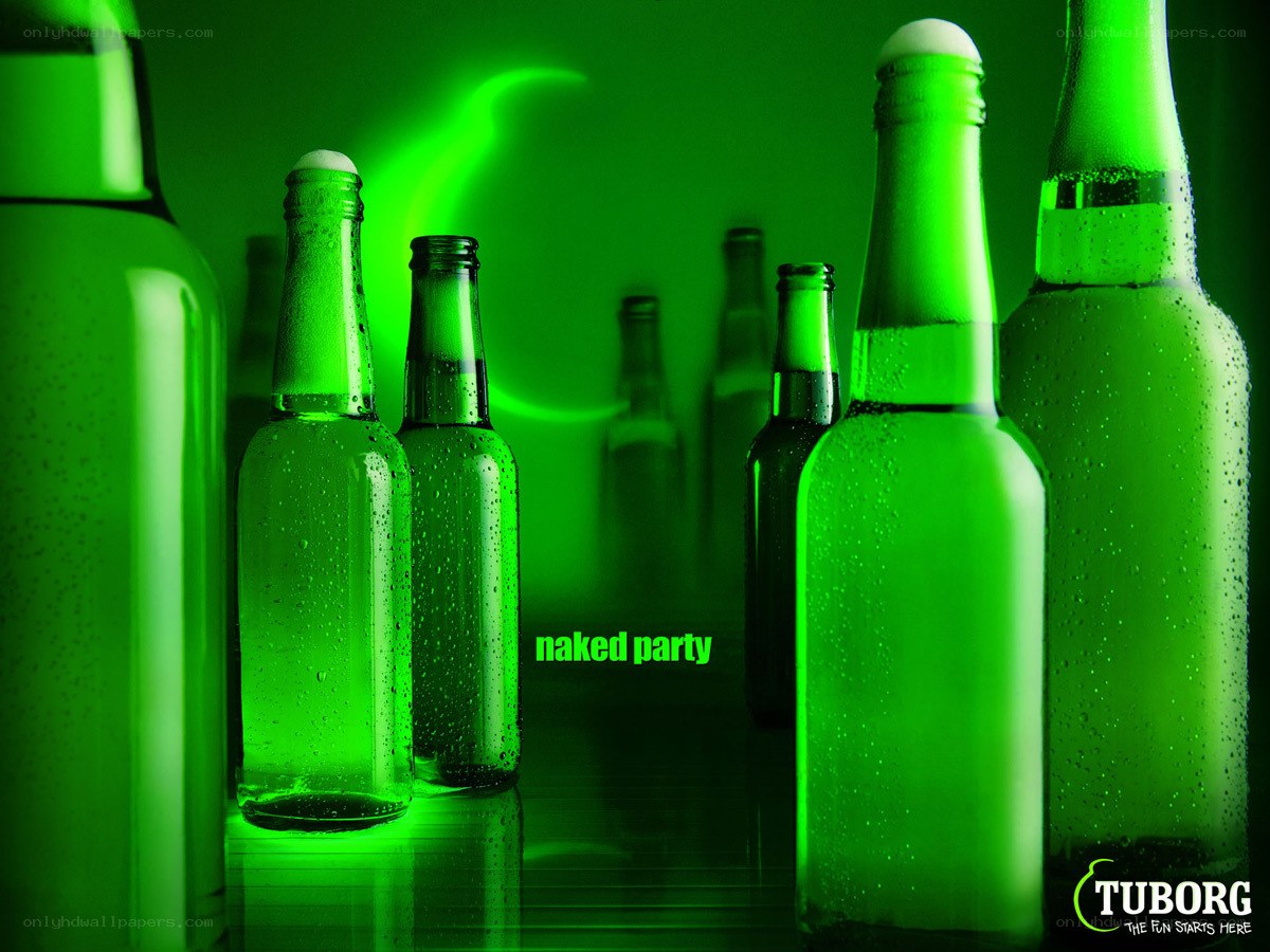 tuborg beer bottles