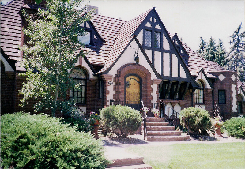 Tudor-style House — Brown