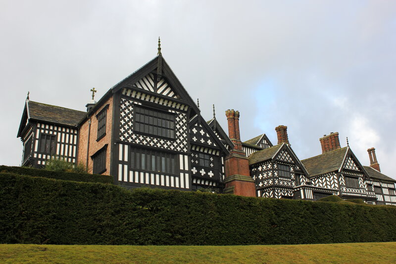 Tudor-style House — Green, Serene, Afternoon, Photograph