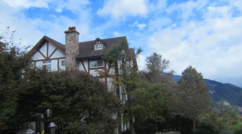 Tudor-style House — White