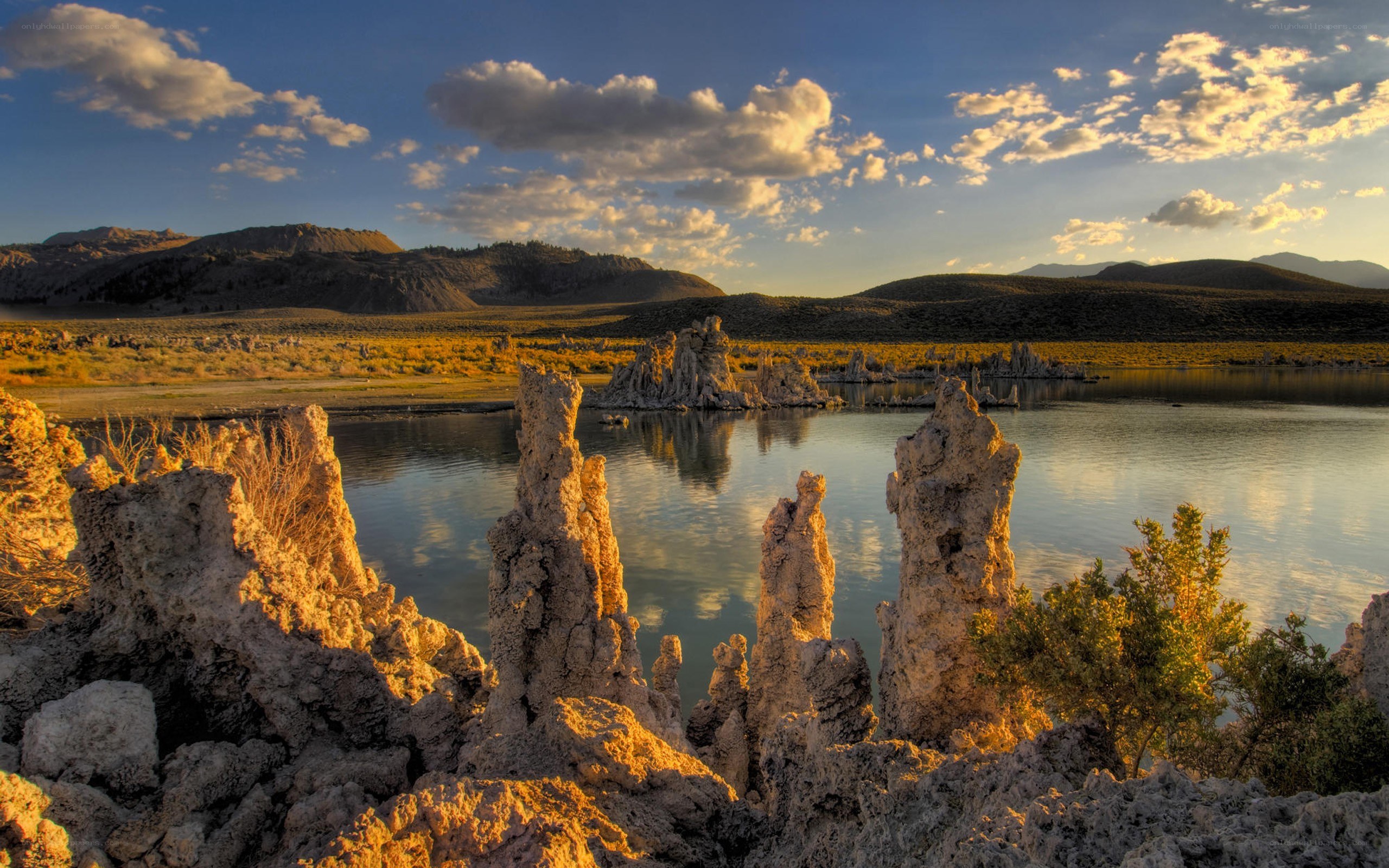 Tufa formations at Mono Lake