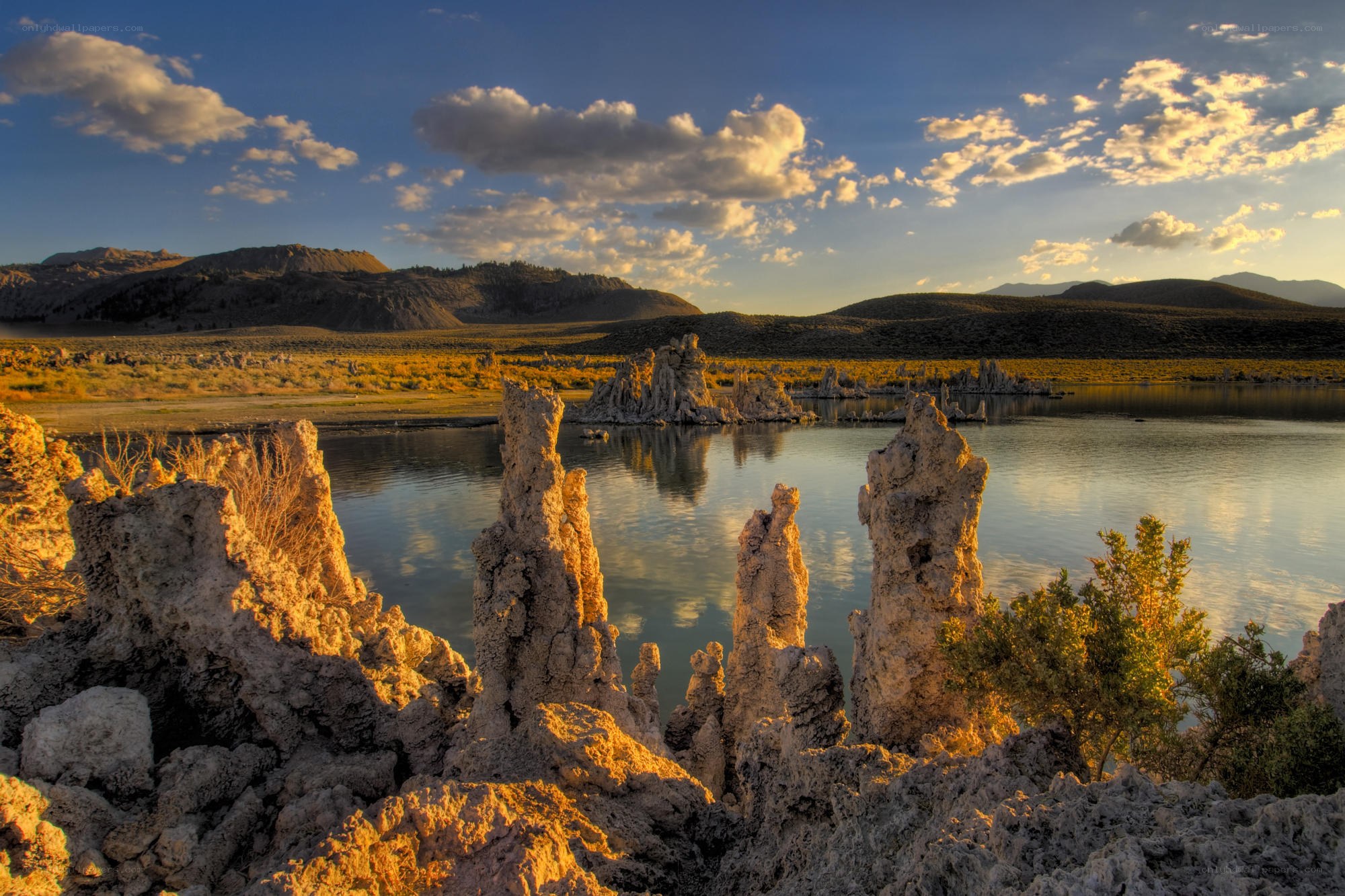 Tufa formations at Mono Lake