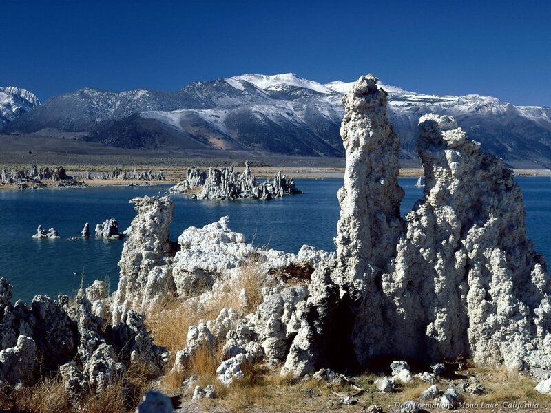 Tufa Formations at Mono Lake — Blue