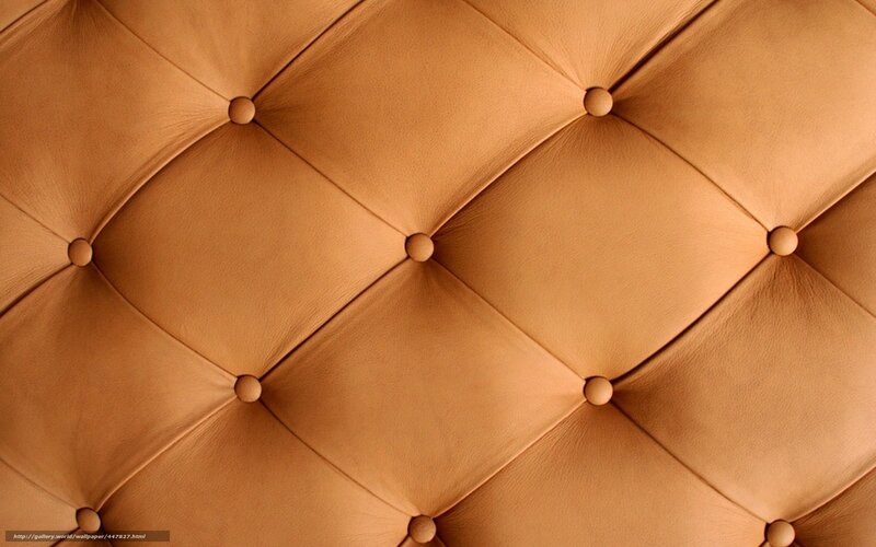 Tufted Leather Surface — Brown, Neutral