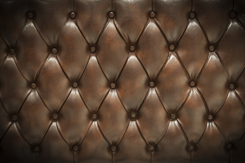 Tufted Leather Upholstery