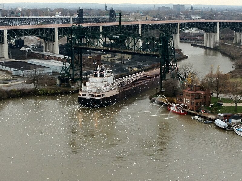 Tugboat and Barge