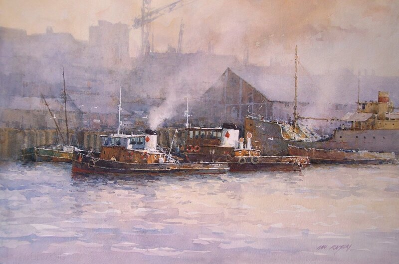 Tugboats in Harbor