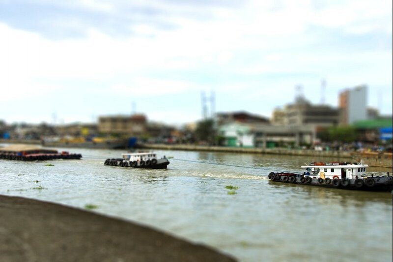 Tugboats on River