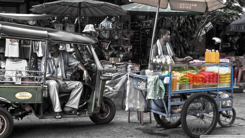 Tuk-tuk Driver and Vendor