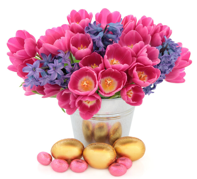 Tulip and Hyacinth Bouquet