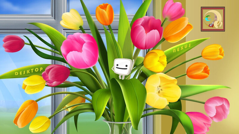Tulip Bouquet with Character