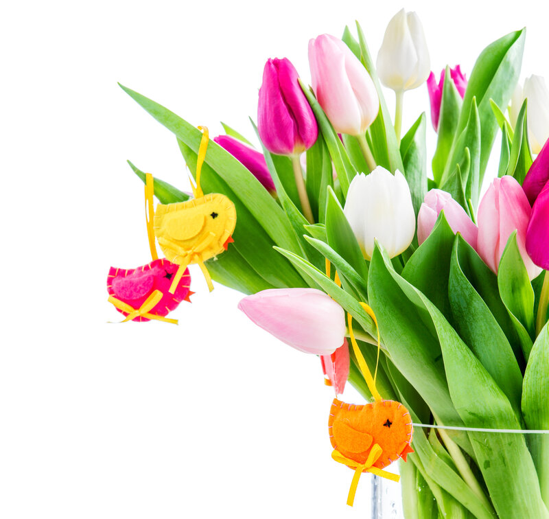 Tulip Bouquet with Ornaments