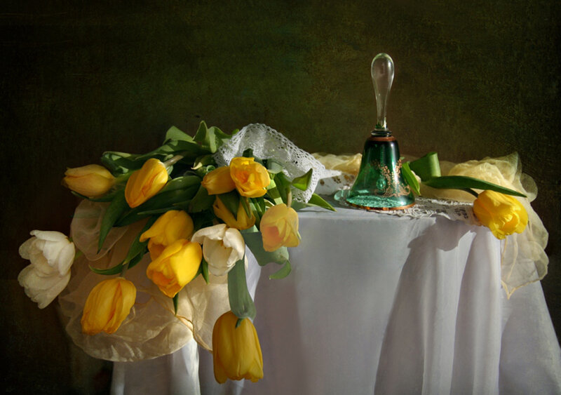 Tulips and a Bell
