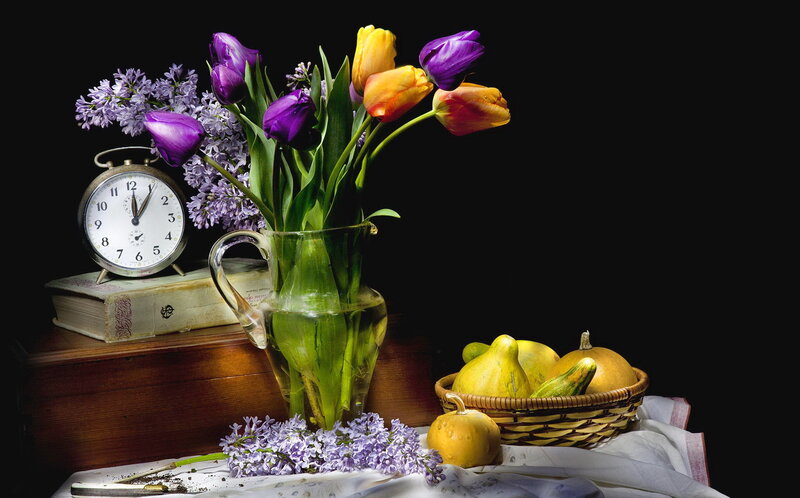Tulips and Gourds
