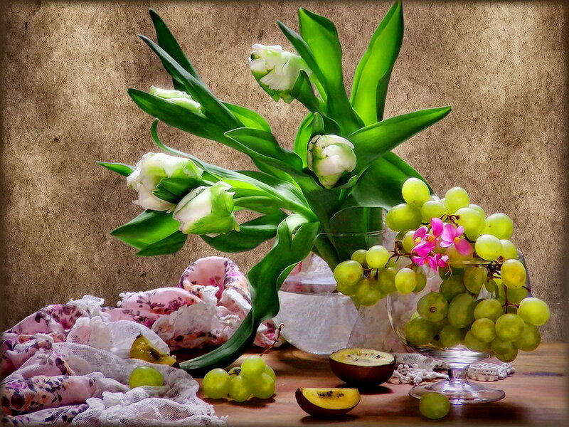 Tulips and Grapes