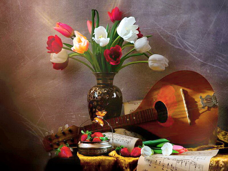 Tulips and Mandolin