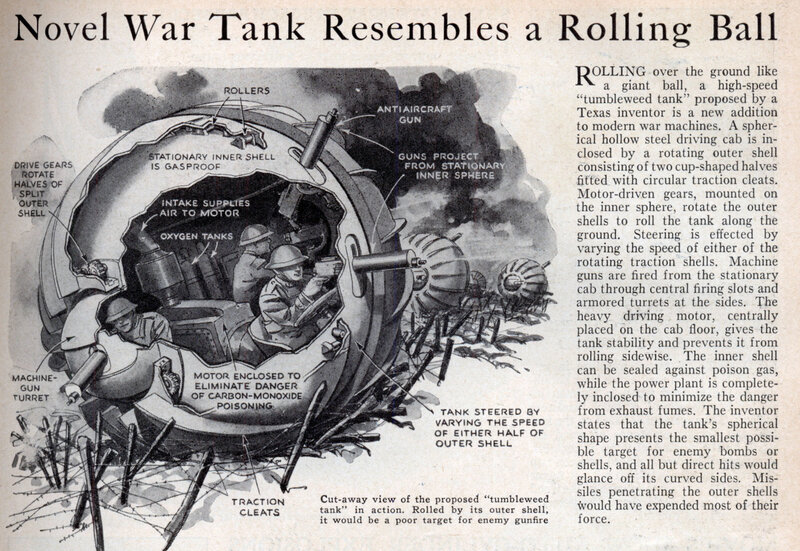Tumbleweed Tank Concept
