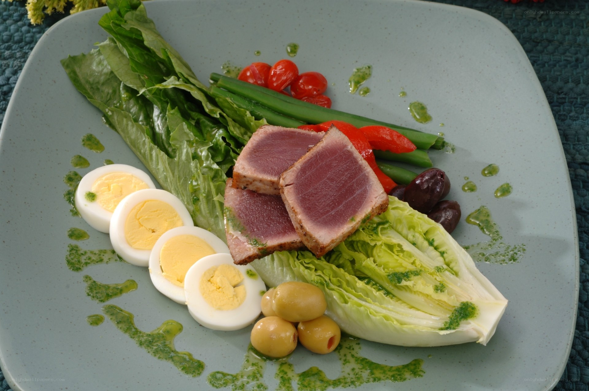 Tuna salad with vegetables