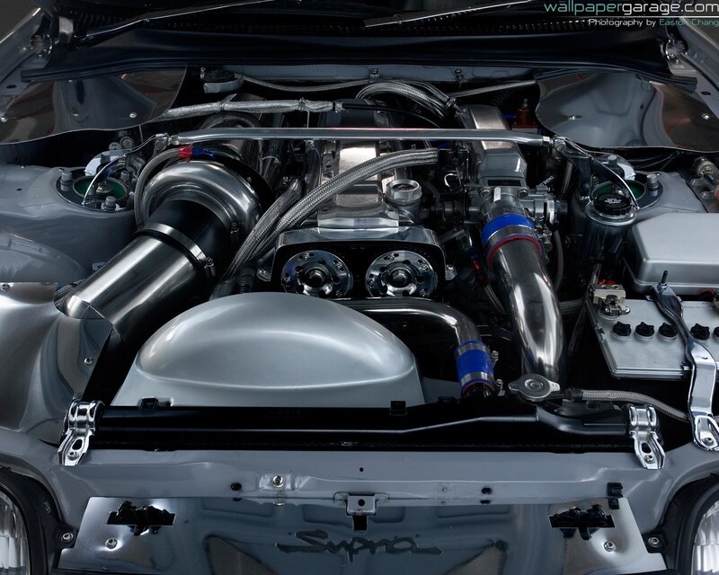 Tuned Car Engine