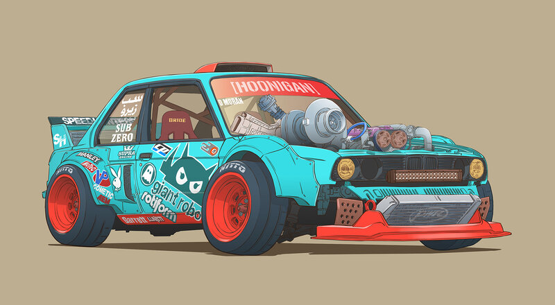 Tuned Race Car