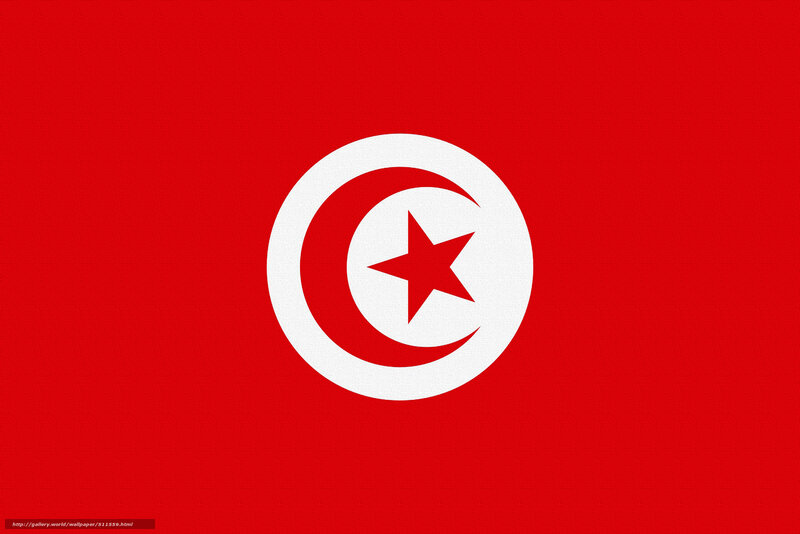 Tunisia flag wallpaper