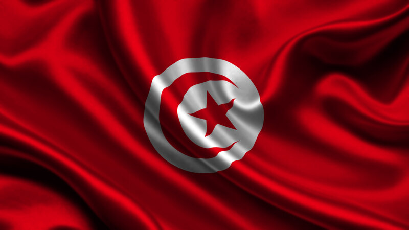 Tunisian Flag — Red, Patriotic